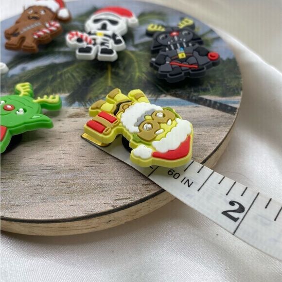 Christmas Star Wars Shoe Charms Yoda shoe charm set - Picture 3 of 4